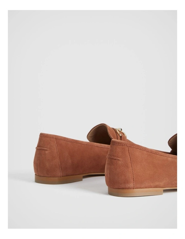 Snaffle Suede Loafer in Cinnamon image 5