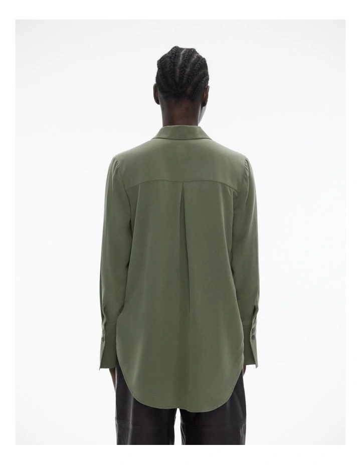 Silk Shirt in Dark Forest image 5