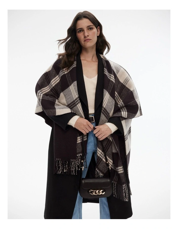 Check Wrap in Black image 1