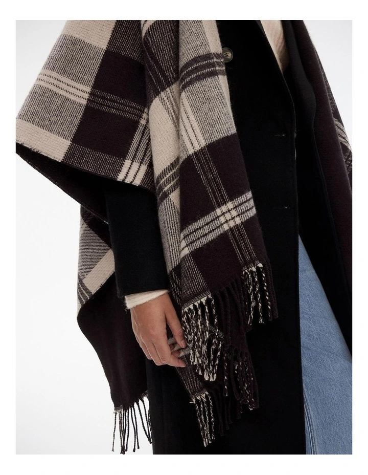 Check Wrap in Black image 2