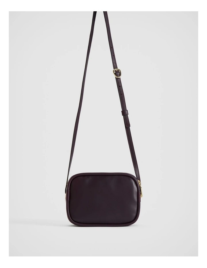 Soft Leather Camera Bag in Plum image 4