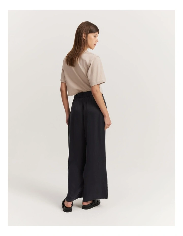 Mulmul Cupro Sydney Navy Pant