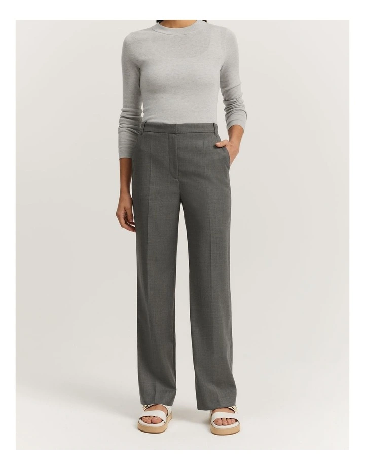 Tailored Pant in Charcoal image 3