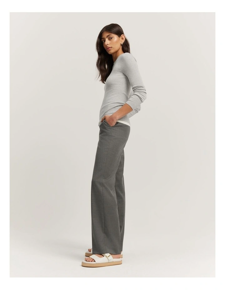 Tailored Pant in Charcoal image 4