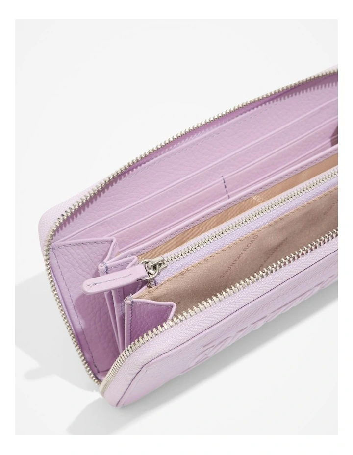 Heritage Wallet in Lilac image 2