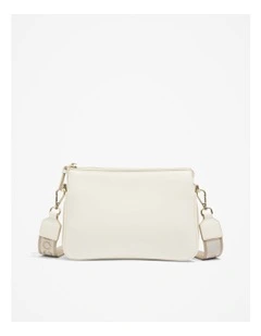 Tri Crossbody Bag in White