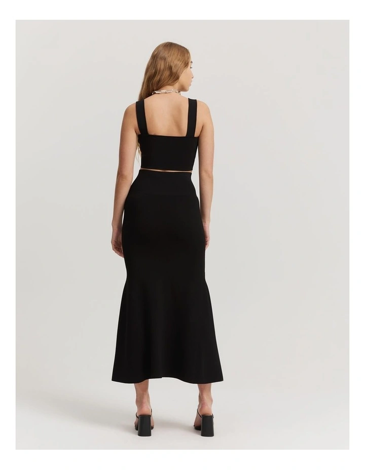 Compact Knit Top in Black image 4