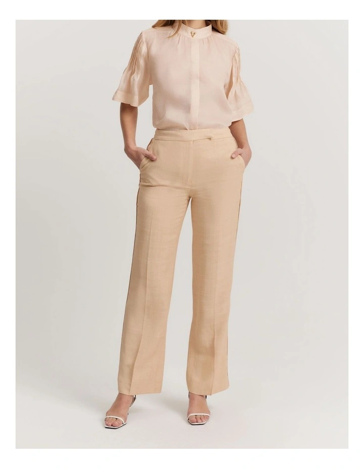 Straight Leg Pant in Almond image 1