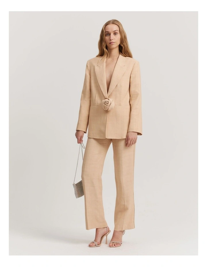 Straight Leg Pant in Almond image 2