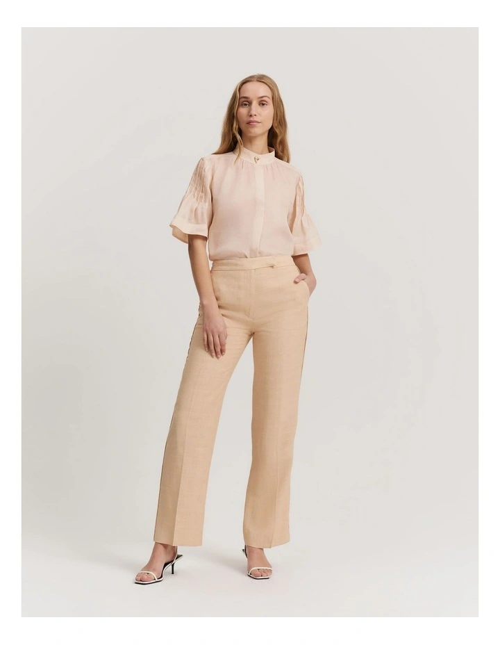 Straight Leg Pant in Almond image 3