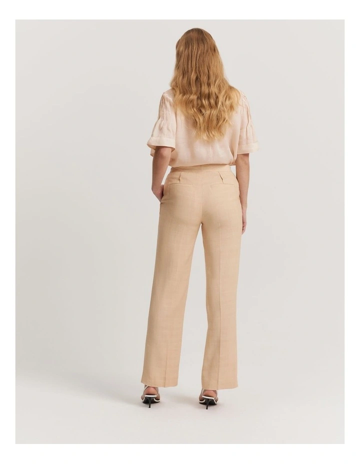 Straight Leg Pant in Almond image 4