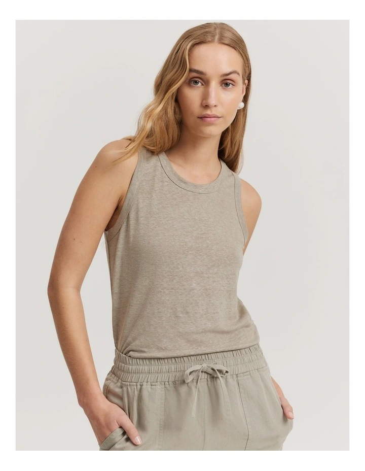 Beth Airy Knit Jersey Tank