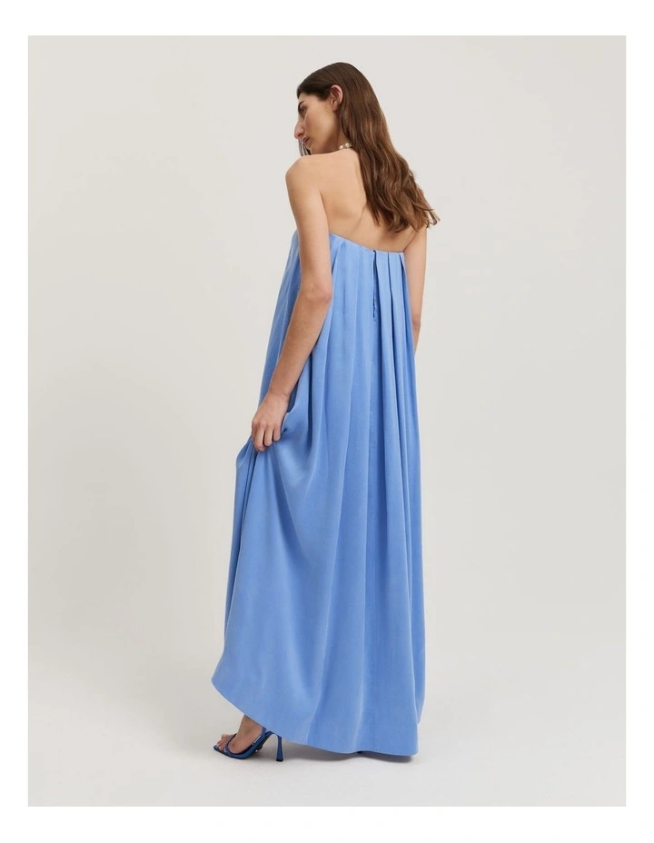 Country Road Strapless Fluid Dress in Cornflower MYER