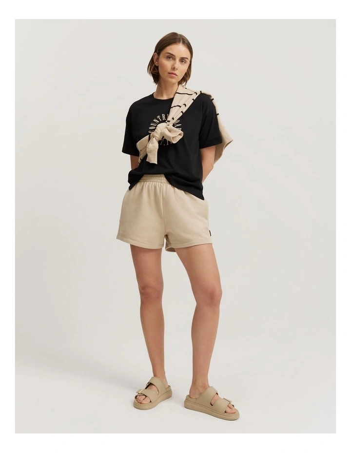 Verified Australian Cotton Round Logo T-shirt in Black image 3