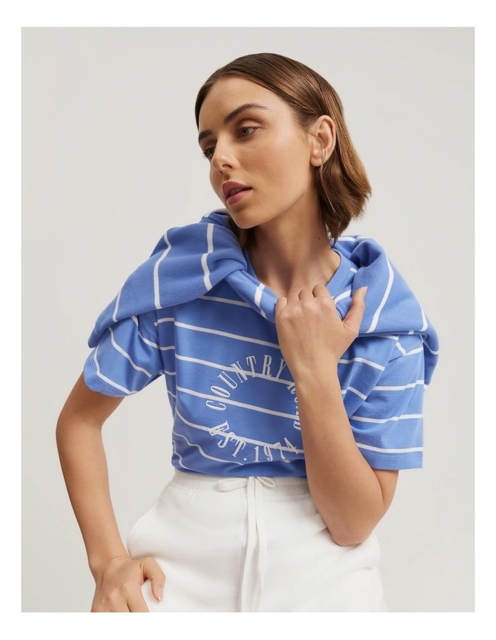 Country Road Verified Australian Cotton Round Logo T-shirt in