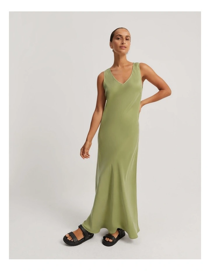fitted lace wedding dress Farm Rio - Green Monstera Corset Eyelet Maxi Dress main image 1