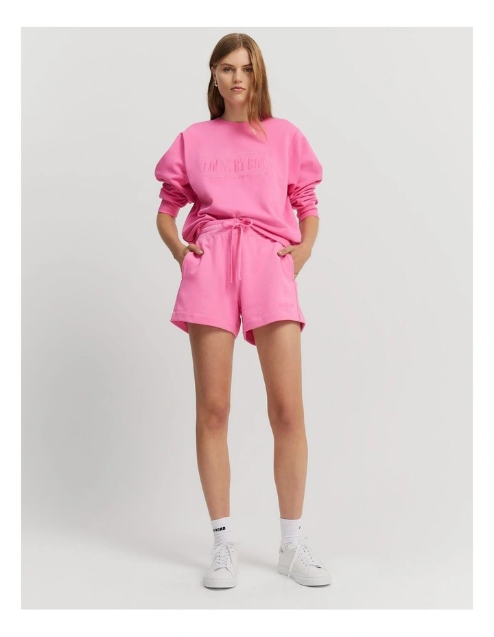 Verified Australian Cotton Heritage Sweaterpri in Ultra Pink image 2