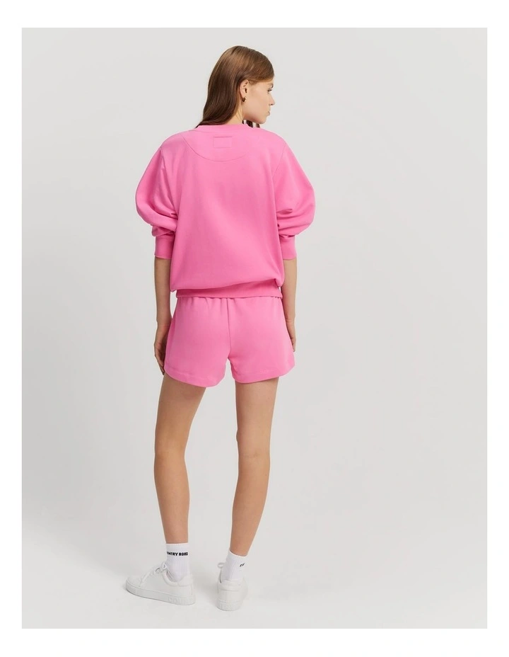 Verified Australian Cotton Heritage Sweaterpri in Ultra Pink image 4