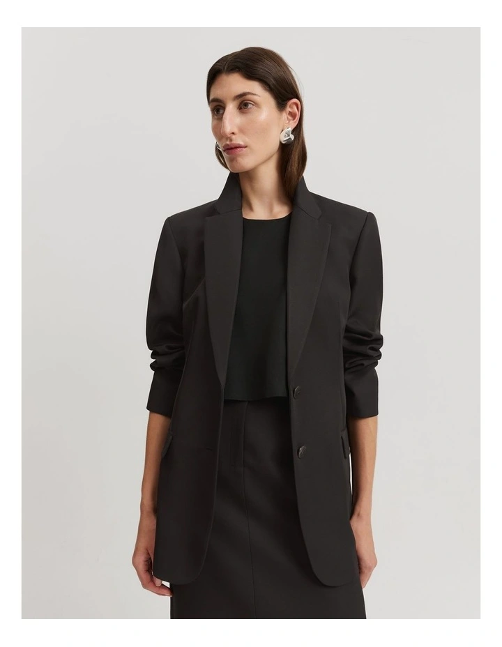 Contour Blazer in Black image 2