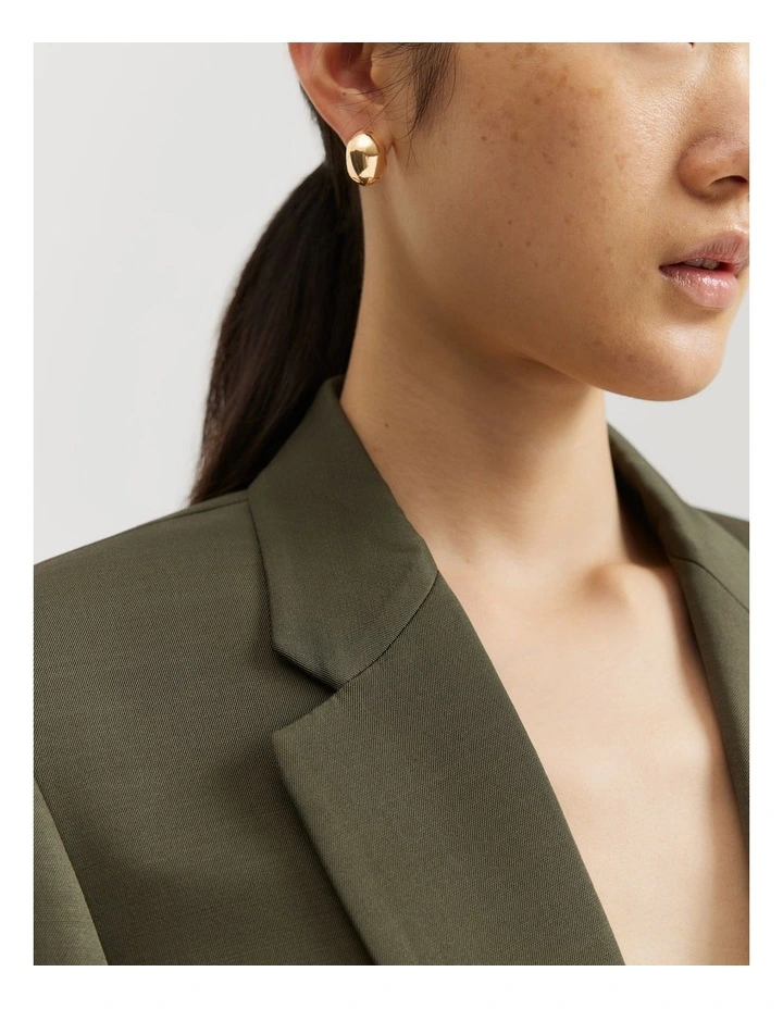 Contour Blazer in Hunter Green image 3