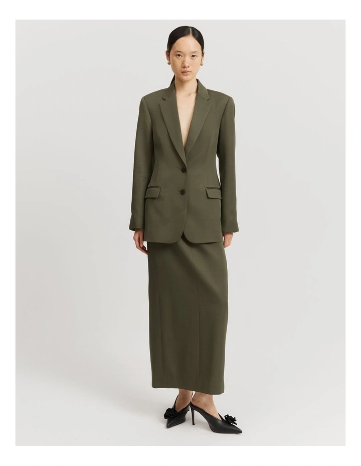 Contour Blazer in Hunter Green image 4