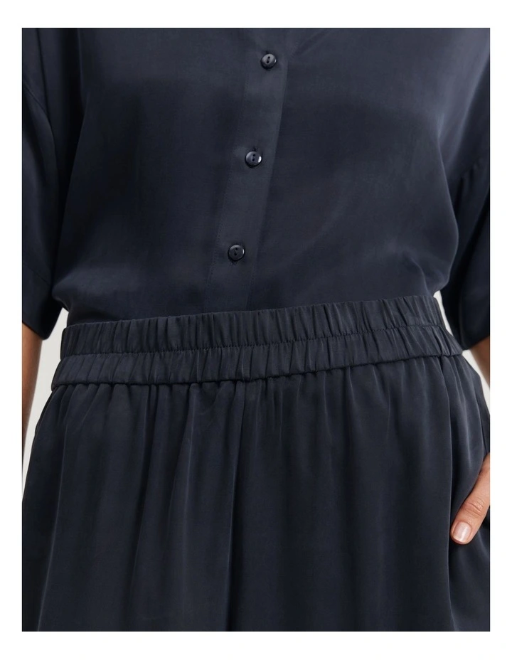 Pull-on Cupro Pant in Night Sky image 2