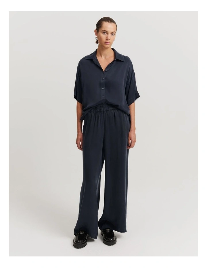 Pull-on Cupro Pant in Night Sky image 3