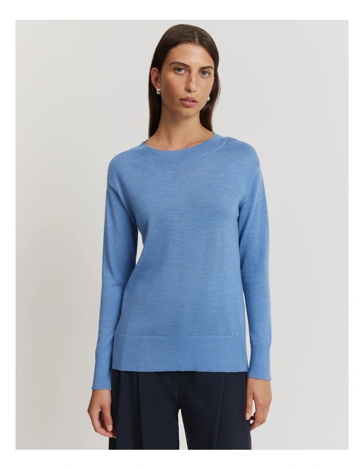 Country Road Verified Australian Merino Wool Crew Neck knit in