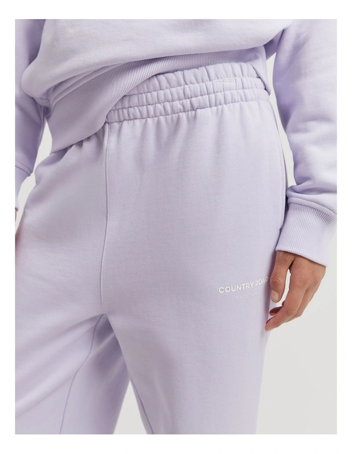 Australian Cotton Logo Sweat Pant in Lilac image 2
