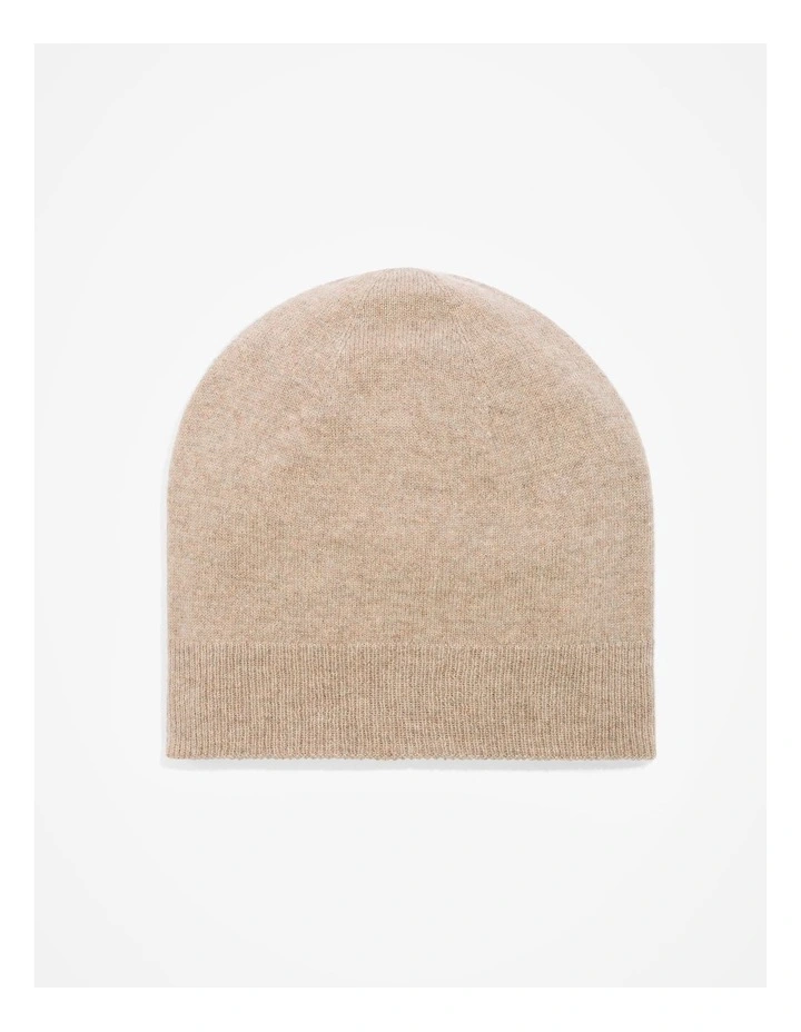 Gcs-certified Cashmere Beanie in Fawn Marle image 1