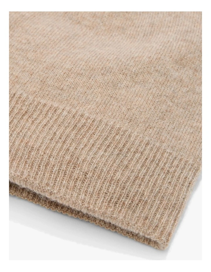Gcs-certified Cashmere Beanie in Fawn Marle image 3