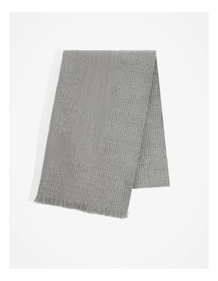 Logo Scarf in Grey Marle image 1