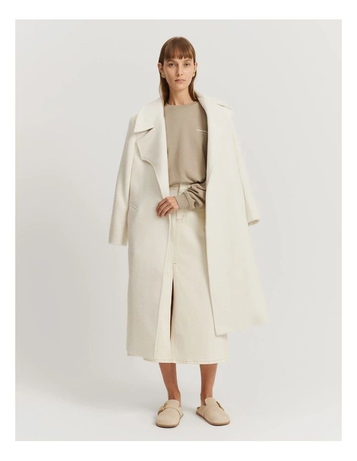 Australian Cotton Relaxed Fit Sweat in Fawn image 3