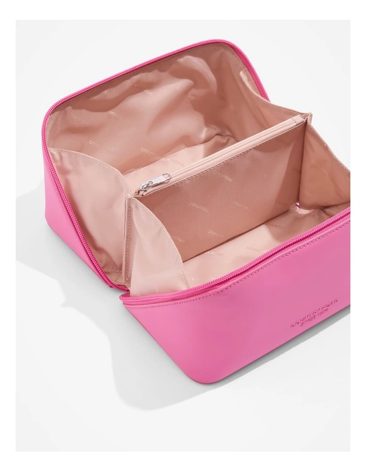 Country Road Medium Convertible Cosmetic Case In Pink Punch MYER