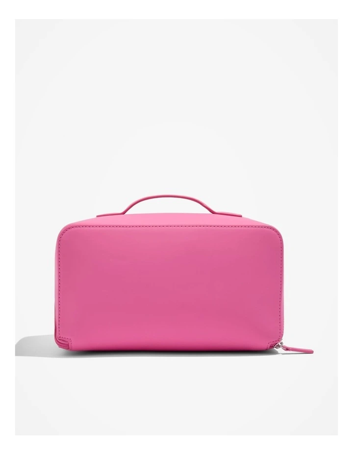 Convertible Cosmetic Case Large in Pink Punch image 3