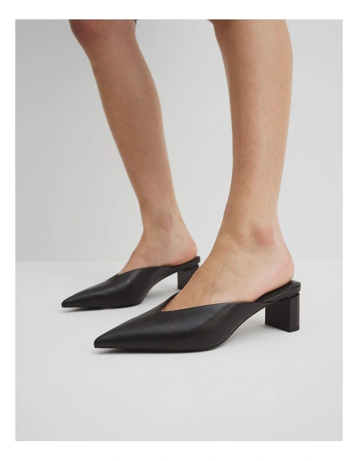 Klara Mid Heel in Black image 2