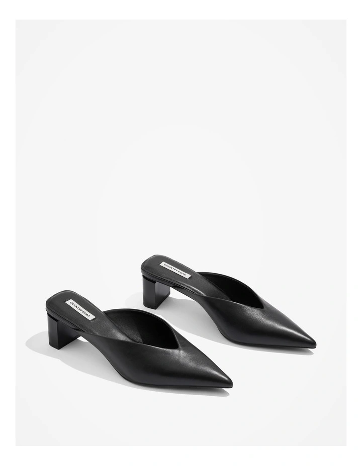 Klara Mid Heel in Black image 3