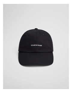 Mini Logo Cap in Black