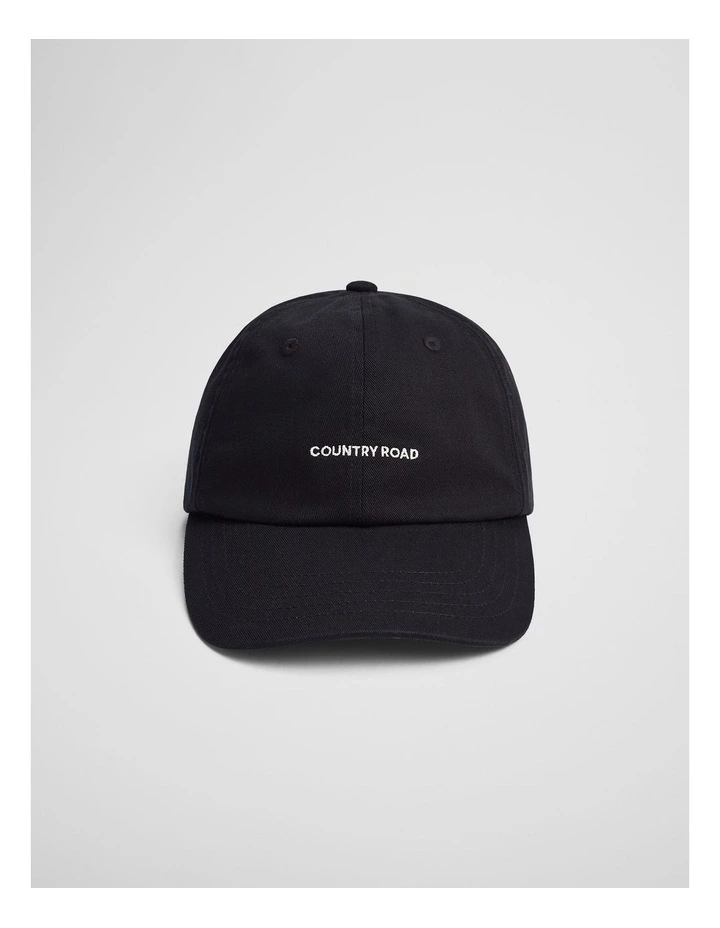 Mini Logo Cap in Black image 1