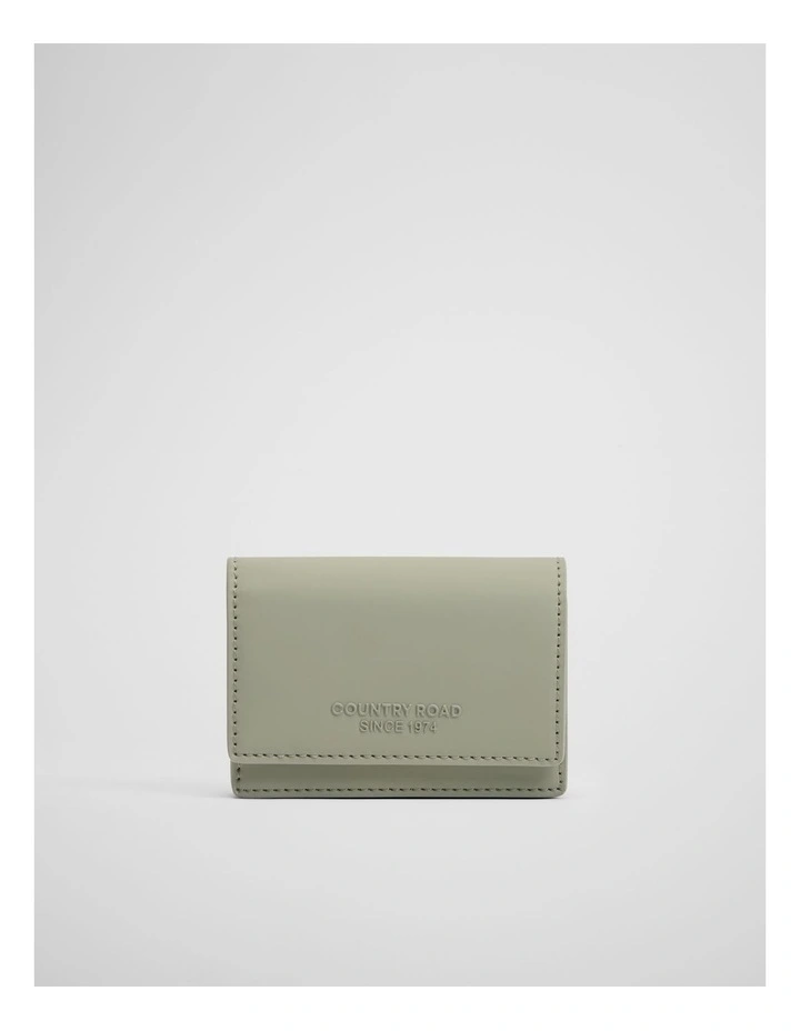 Coated Wallet in Pistachio image 1