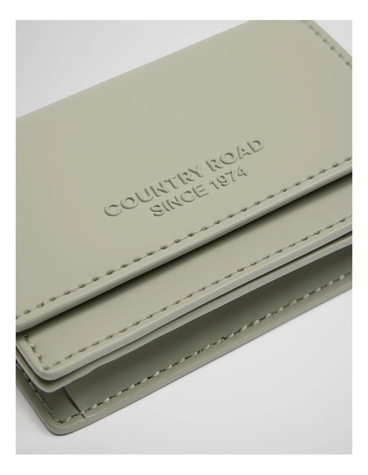 Coated Wallet in Pistachio image 2