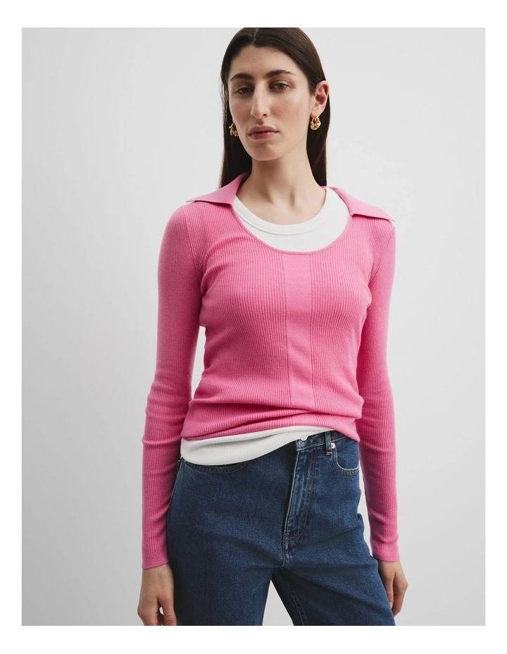 merino collared shirt