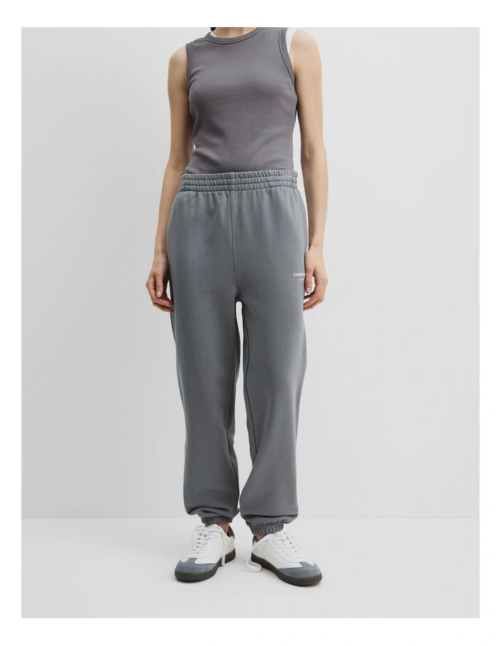 Australian Cotton Logo Sweat Pant in Mineral image 3