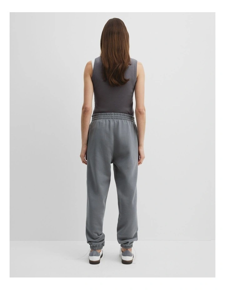 Australian Cotton Logo Sweat Pant in Mineral image 4