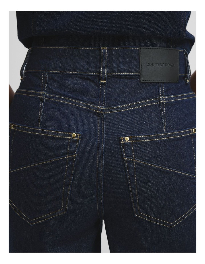High Rise Wide Leg Jean in Indigo Rinse image 2