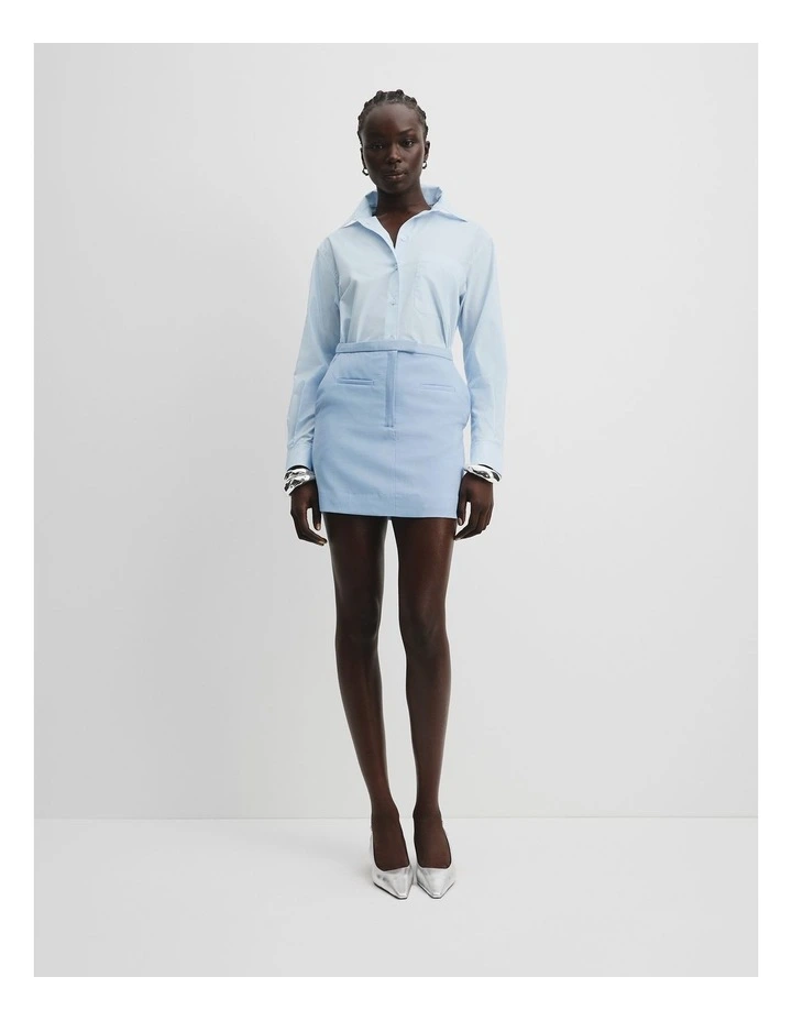 Cotton Shirt in Salt image 3