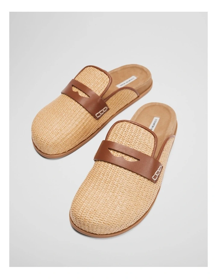 Lou Woven Mule in Natural image 3