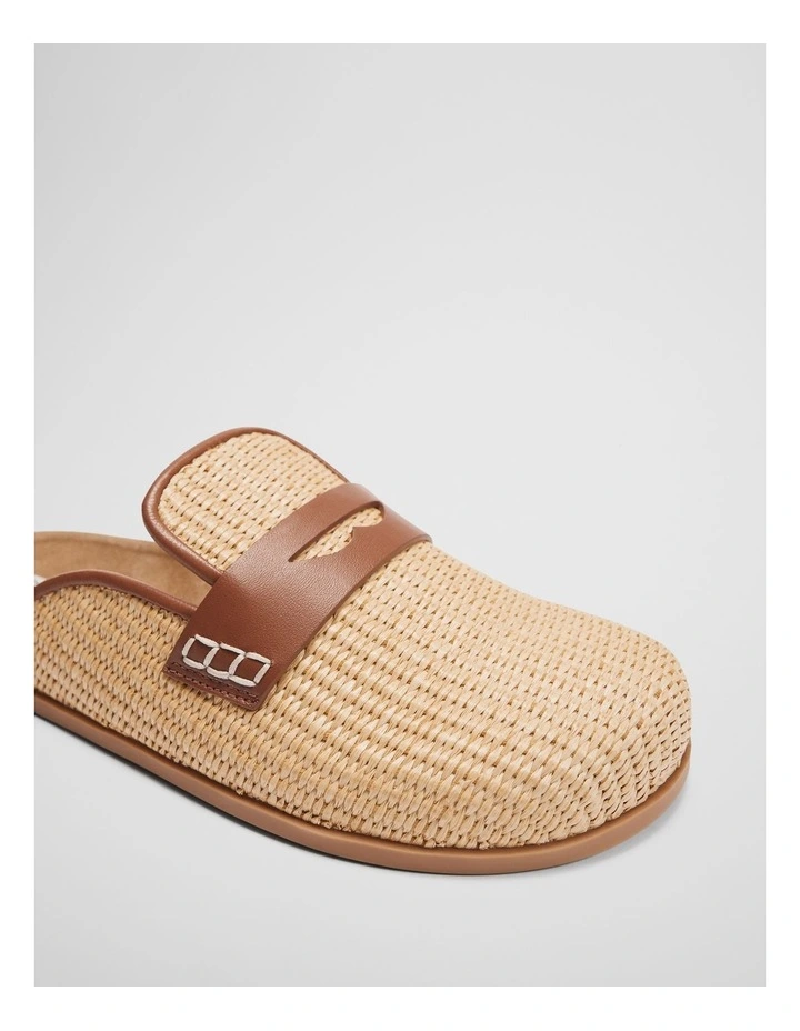 Lou Woven Mule in Natural image 4
