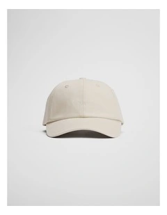 Mini Logo Cap in Pebble