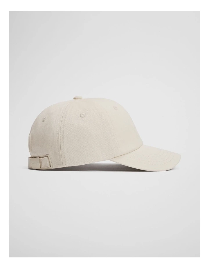 Mini Logo Cap in Pebble image 3